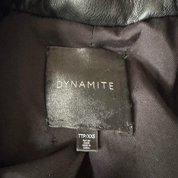 Dynamite leather blazer - Picture 2 of 2
